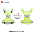 China Hersteller 100% Polyester Mesh Hallo Vis Reflektierende Sicherheitsweste Für Jogging Laufen Wandern Radfahren Radfahren